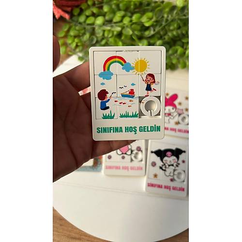 Okul-��renci-Tatil Temalu Puzzle