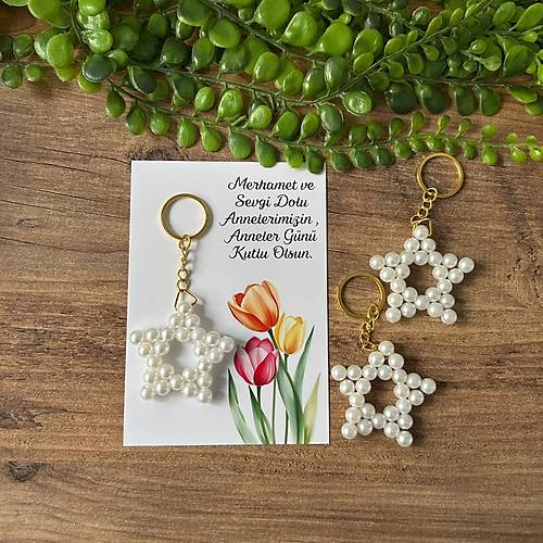Anneye �zel Hediye- Y�ld�z Anahtarl�k