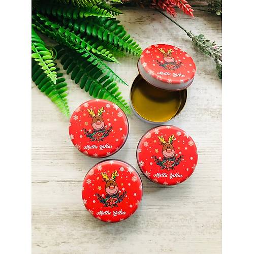 Yeni Y�l Temal�  Mini Metal Kutu