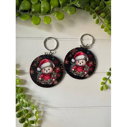 Ah�ap Anahtarl�k  Yeni Y�l Temal�