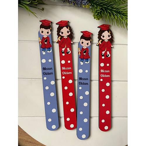 Ah�ap Kitap Ayra�lar� -Mezuniyet Temal�