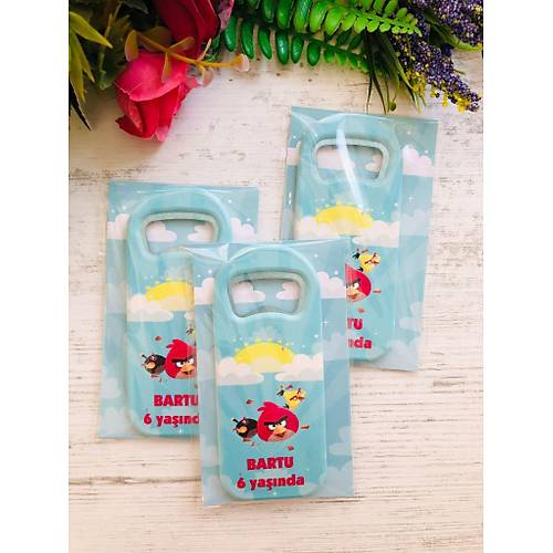 Angy Bird Temal� Uzun A�acak Magnet