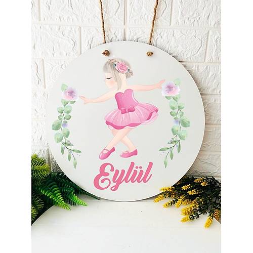 38 cm Ah�ap Kap� S�s�- Balerin Temal�