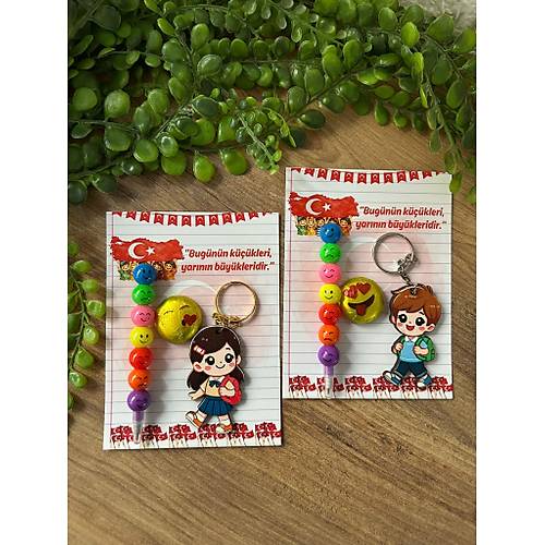 23 N�SAN  AH�AP ANAHTARLIK+EMOJ� KALEM +EMOJ� ��KOLATA