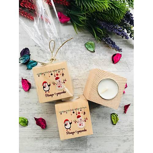 Kardan Adam,Penguen,K�� Temal� Ah�ap Mumluk