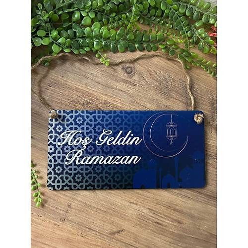 Ho� Geldin Ramazan Kap� S�s� 15x30 cm