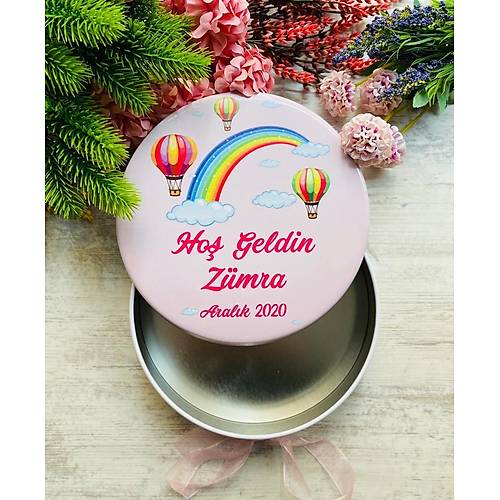 Uv Bask�l�  Bo� Metal Kutu  21,5x21,5 cm (�stedi�iniz G�rsel de Haz�rlan�r)