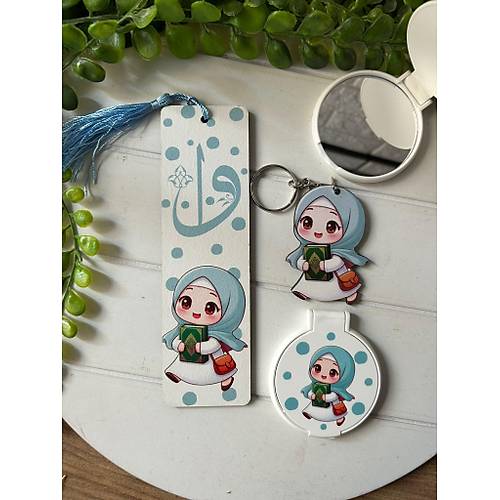 Kur'an Kursu Hediyelik 3 l� Set /Elif