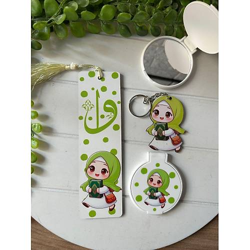 Kur'an Kursu Hediyelik 3 l� Set /Elif