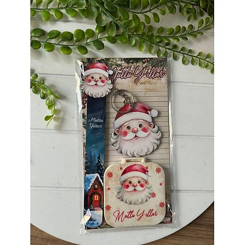 3'l� Yeni Y�l Setleri  ( Ayra� + Anahtarl�k+ Cep Aynas�)