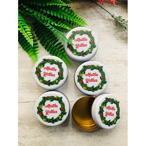 Yeni Y�l Temal�  Mini Metal Kutu
