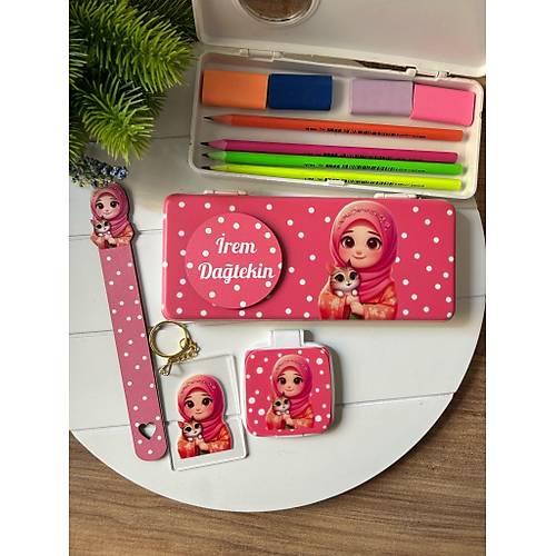 KIZ-KUR'AN OKUYORUM KALEML�K SET