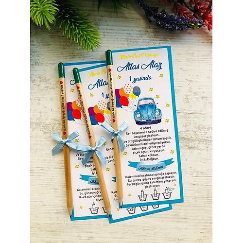 Araba Temal� Tohumlu Kalem