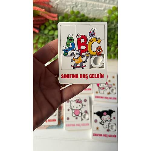 Okul-��renci-Tatil Temalu Puzzle