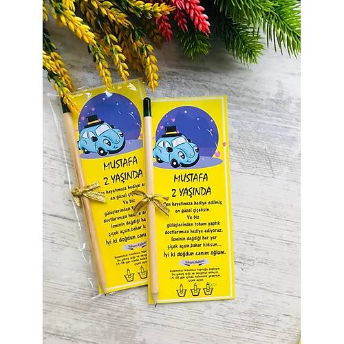 Araba Temal� Tohumlu Kalem