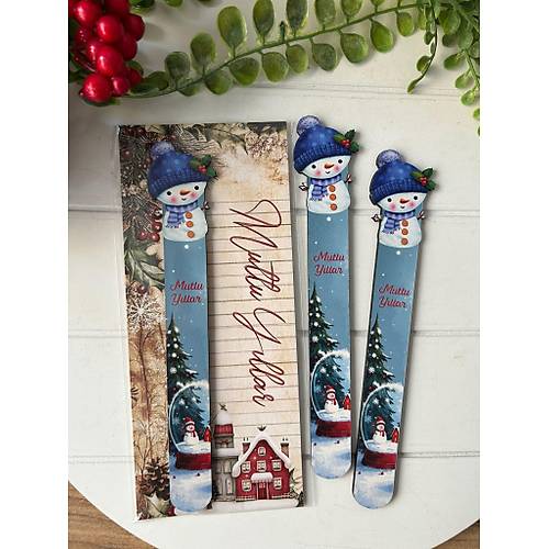 Ah�ap Kitap Ayra�lar� -Noel Yeni Y�l Temal�