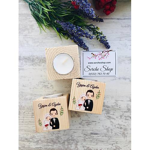 Gelin Damat Temal� Ah�ap Mumluk