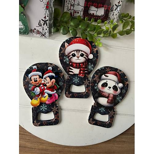 NOEL -YEN� YIL-YILBA�I BALON MAGNET KABARTMA F�G�R