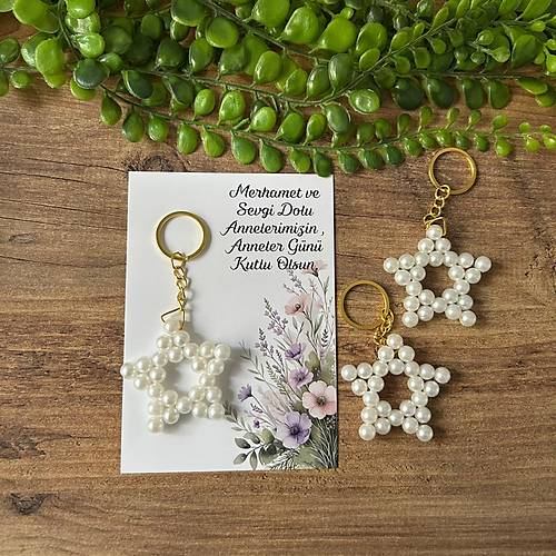 Anneye �zel Hediye- Y�ld�z Anahtarl�k