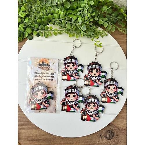 Filistin Temal� Ah�ap Anahtarl�k