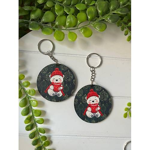 Ah�ap Anahtarl�k  Yeni Y�l Temal�