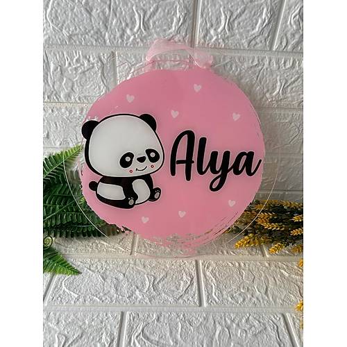 PLEKS� KAPI S�S� 30 CM   PANDA TEMALI