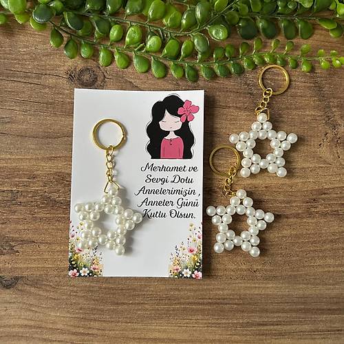 Anneye �zel Hediye- Y�ld�z Anahtarl�k
