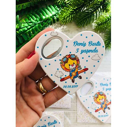 Aslan Temal� Kalp Magnet