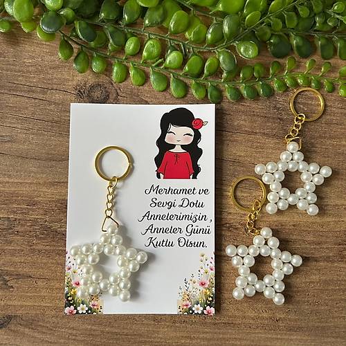 Anneye �zel Hediye- Y�ld�z Anahtarl�k