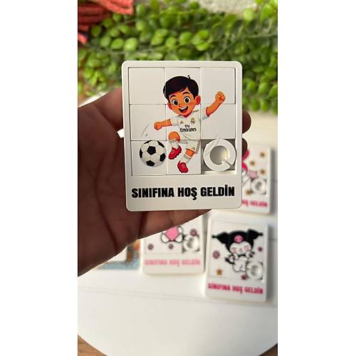 Okul-��renci-Tatil Temalu Puzzle