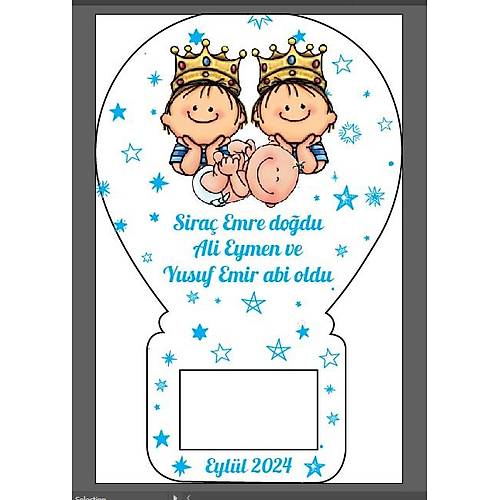 Abi Karde� Temal� Balon Magnet