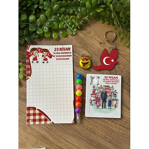 23 N�SAN AH�AP ANAHTARLIK +�KOLATA+KALEM+PUZZLE