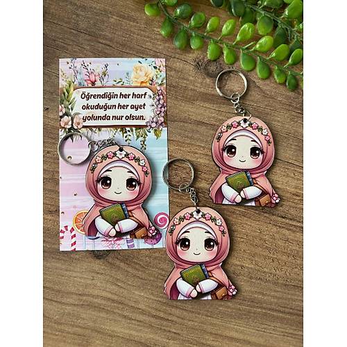 Kuran Kursu Ah�ap  Anahtarl�k