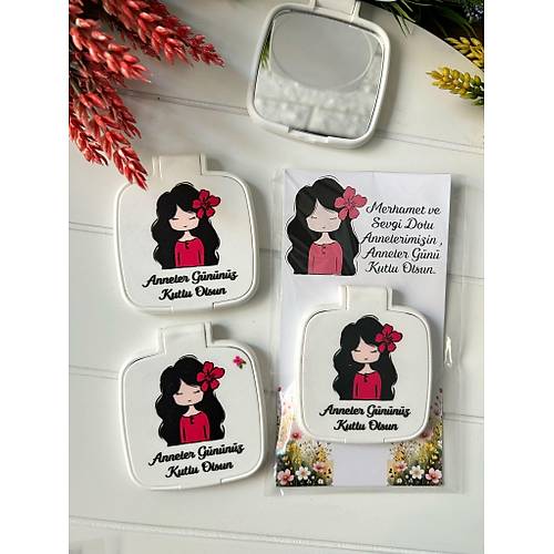 Anneler G�n� -Kad�n Temal� Kare Pleksi Ayna