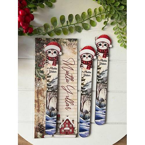 Ah�ap Kitap Ayra�lar� -Noel Yeni Y�l Temal�