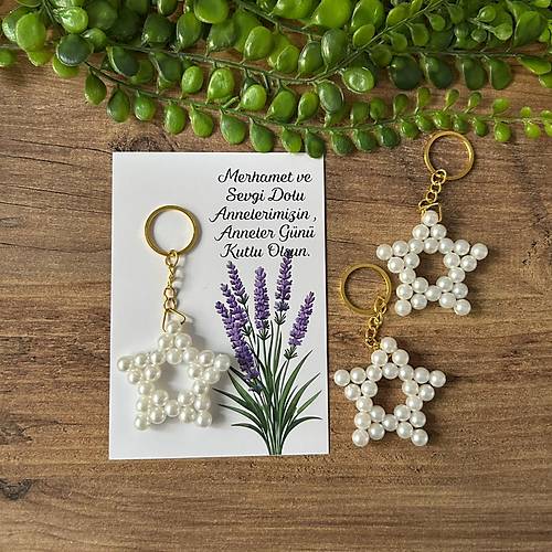 Anneye �zel Hediye- Y�ld�z Anahtarl�k