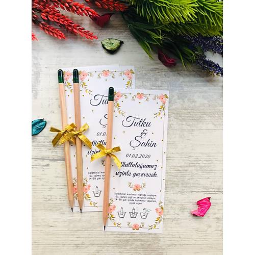 �i�ek Temal� Ni�an-S�z-D���n-Nikah Tohumlu Kalem