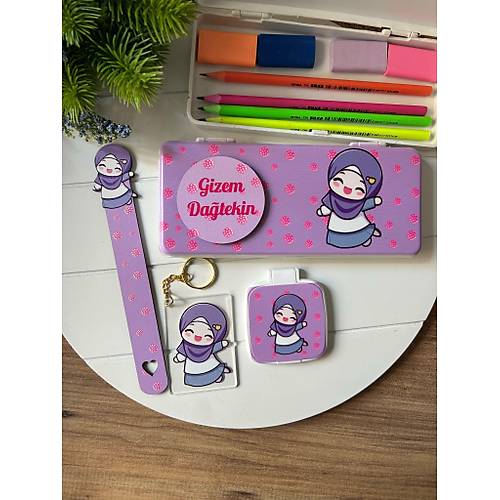 KIZ-KUR'AN OKUYORUM KALEML�K SET