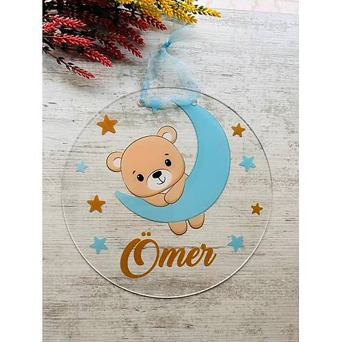PLEKS� KAPI S�S� 30 CM AYICIK TEMALI