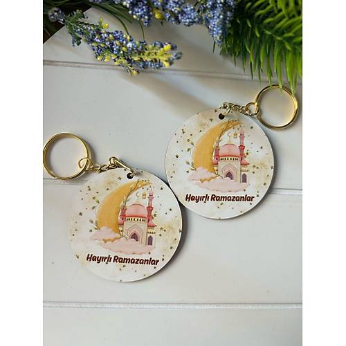 Ho�geldin Ramazan Temal� Ah�ap Anahtarl�k