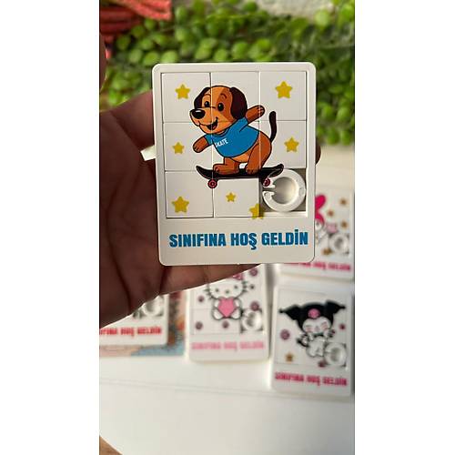 Okul-��renci-Tatil Temalu Puzzle