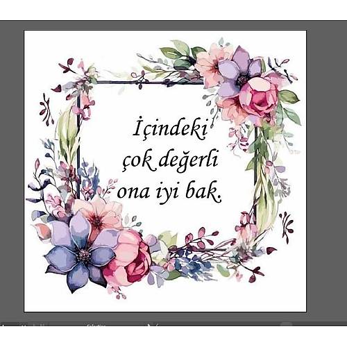 Anneler G�n�  Temal� Kare Pleksi Ayna