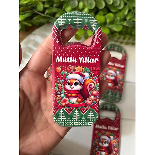 Noel Yeni Y�l  Temal�  Uzun A�acak Magnet