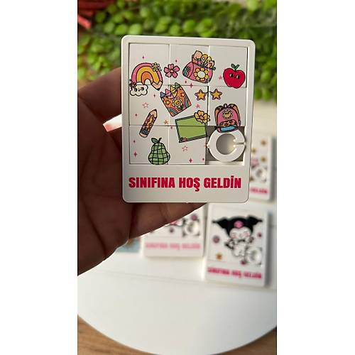 Okul-��renci-Tatil Temalu Puzzle