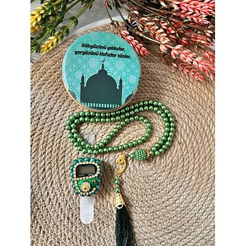 Kuran-Haf�zl�k-Okul Hediyeli�i Kutulu Tesbih ve Zikirmatik