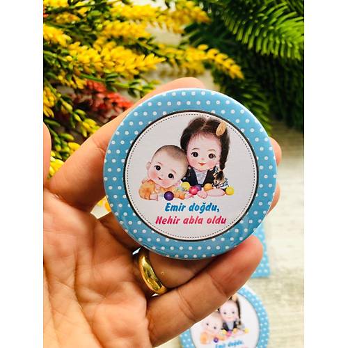 Abla Erkek Karde� Temal� Buton A�acak Magnet