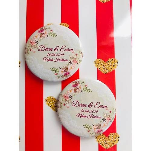  Soft �i�ekli Nikah ve D���n A�acak Magnet 