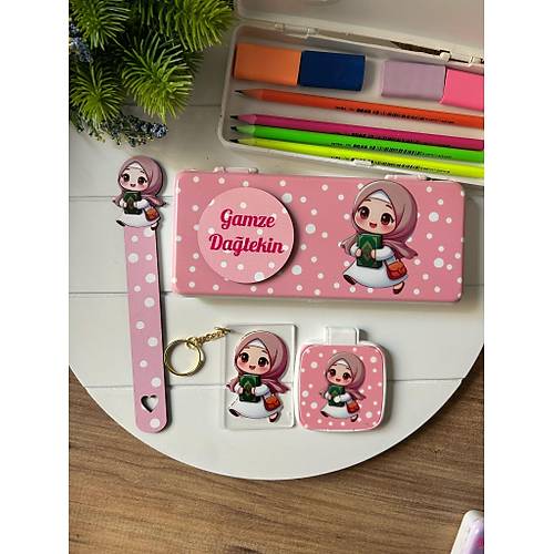 KIZ-KUR'AN OKUYORUM KALEML�K SET