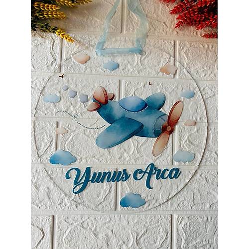 PLEKS� KAPI S�S� 30 CM U�AK TEMALI