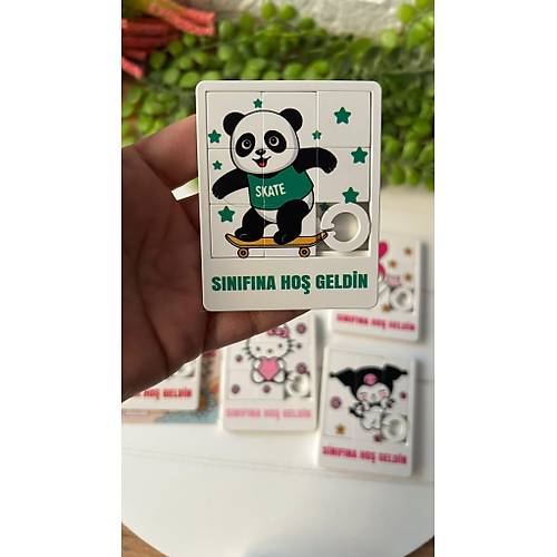 Okul-��renci-Tatil Temalu Puzzle